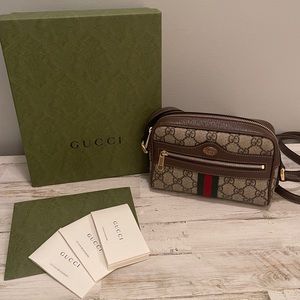 Gucci Ophidia GG Supreme Mini Bag Crossbody